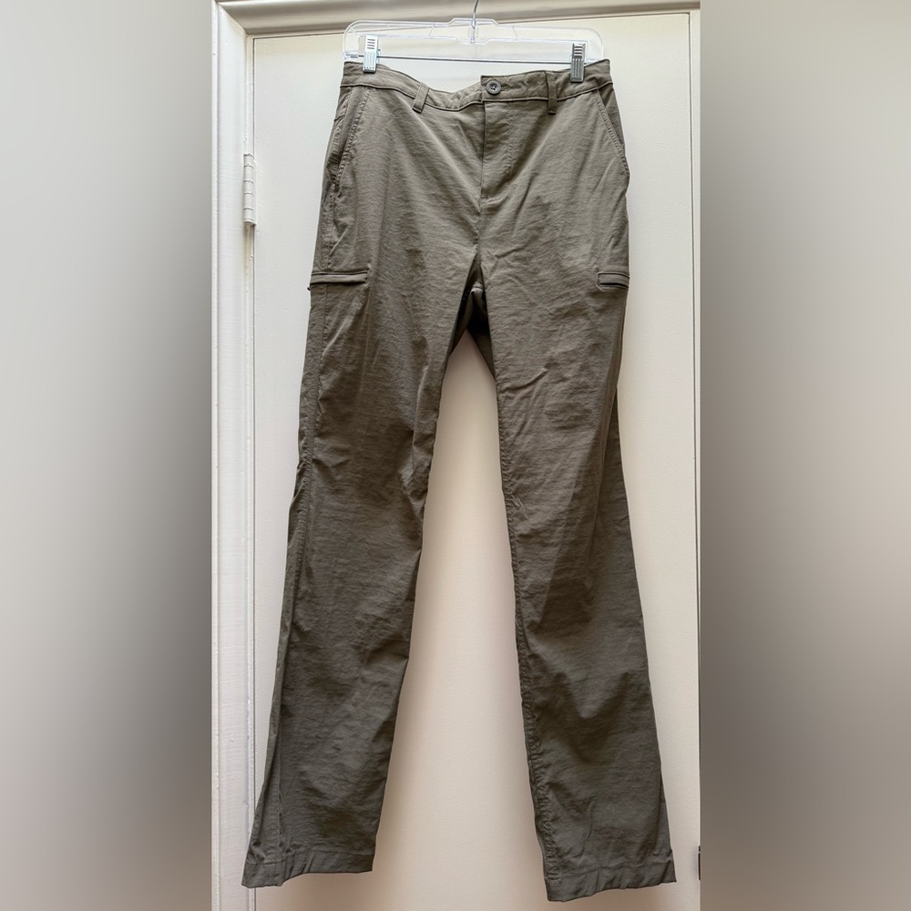 Eddie Bauer Women's Olive Straight Leg Pants
